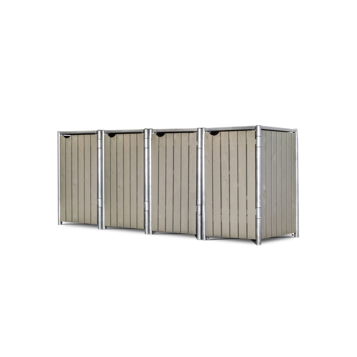 Mülltonnenbox Hide 4x 240 L 81x279x115 cm Bild 2