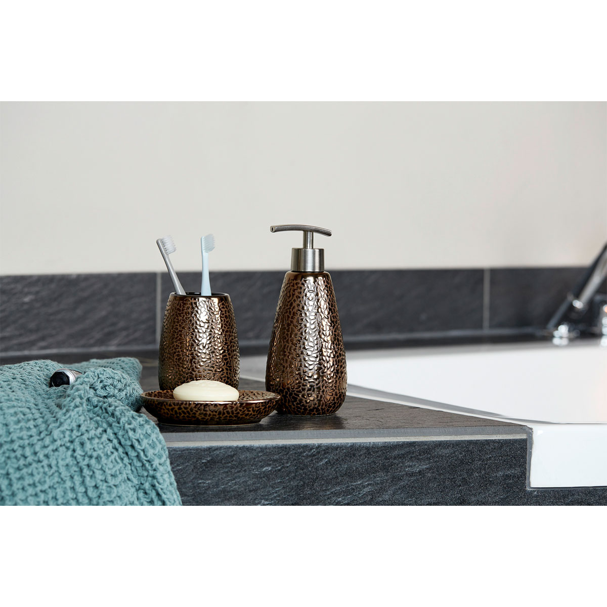 Wenko  Bad-Accessoire-Set Marrakesh 3-teilig Bad-Zubehör Set Bild 10