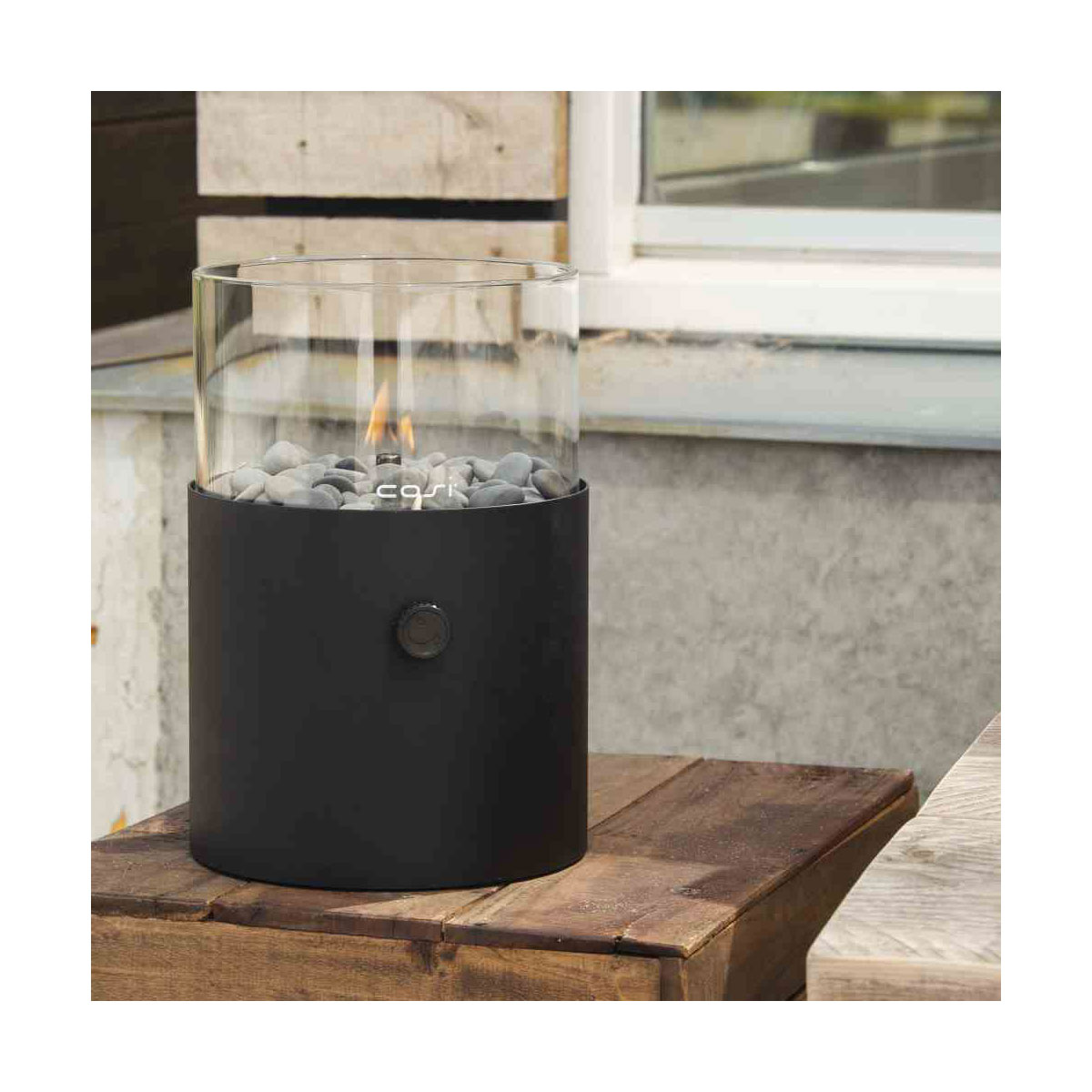 COSI Gaslaterne Cosicoop XL Durchmesser 20 x 30,5 cm schwarz Bild 3