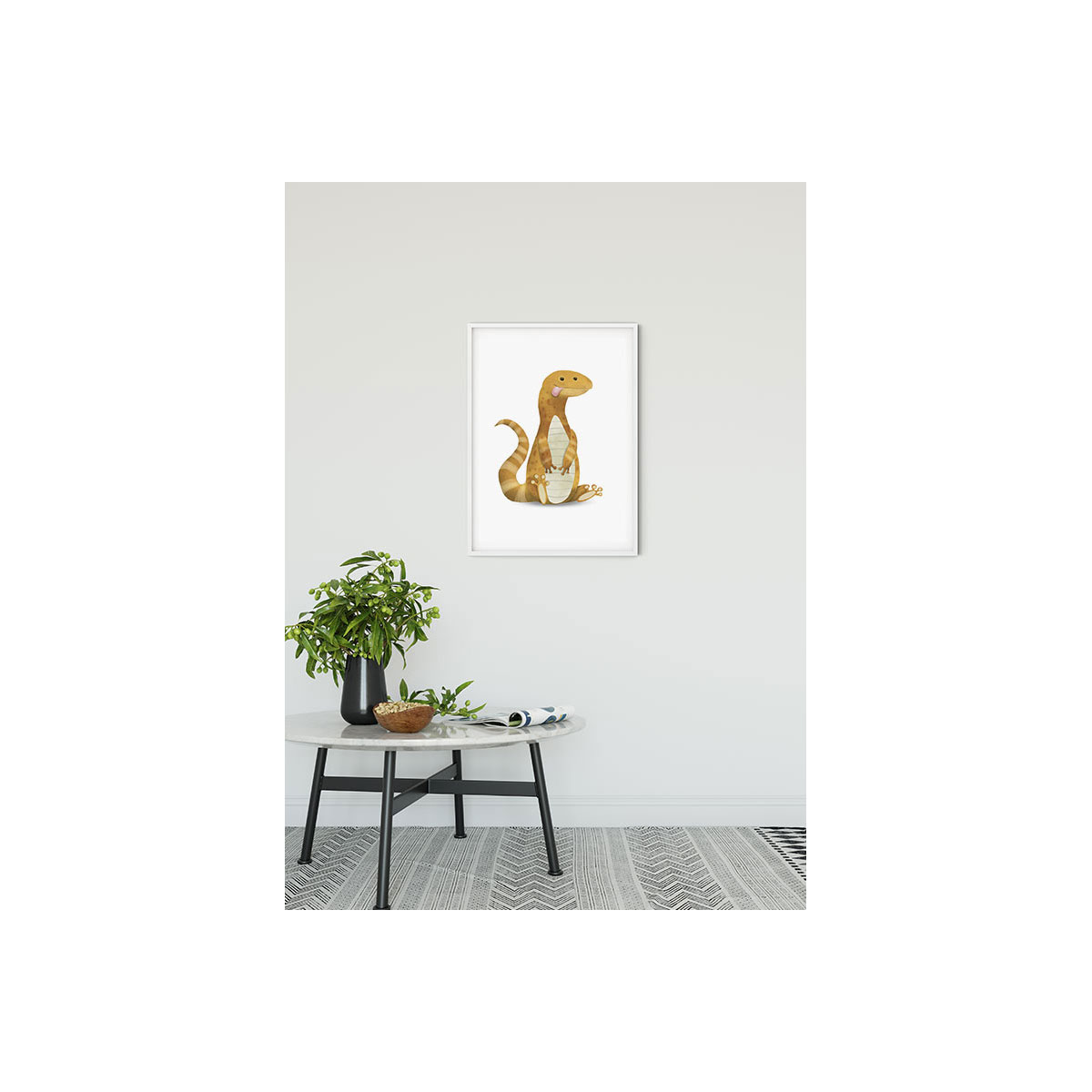 Komar  Wandbild Cute Animal Lizard 40x50 cm