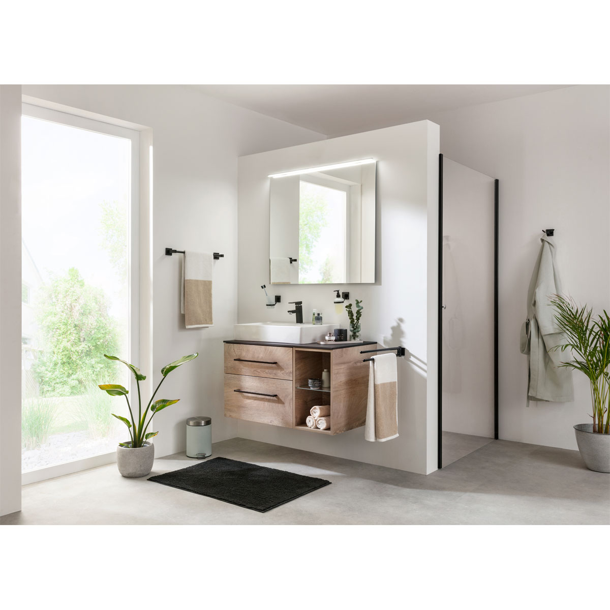 Fackelmann Badmöbel-Set Oxford Nature-Oak Bild 2