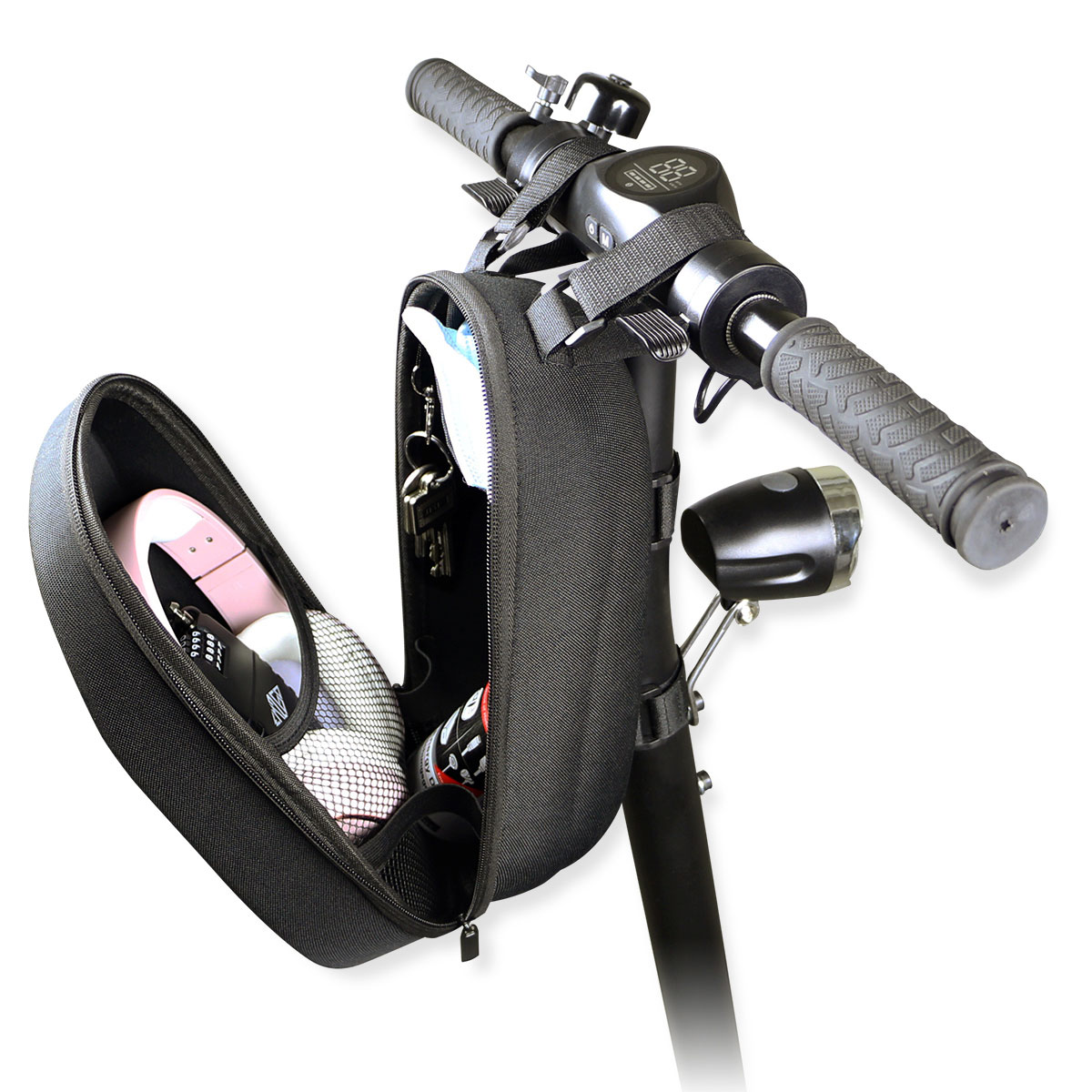 EM2GO Lenkertasche für E-Scooter und Fahrrad, schwarz Bild 3