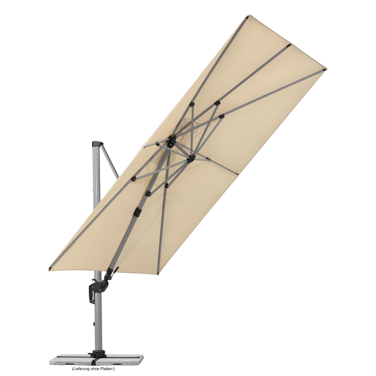 Schneider Schirme Ampelschirm Bermuda 260 x 350 cm natur Bild 5