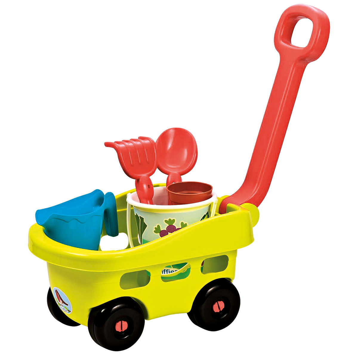 Kinder-Gärtner Handwagen mit Eimergarnitur