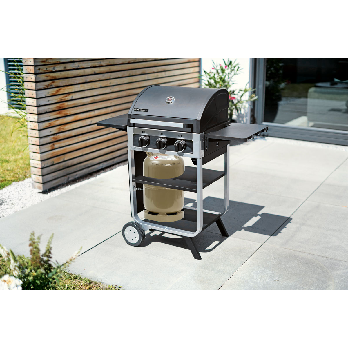 Rothmann Gasgrill Seattle 3 Edelstahlbrenner Bild 4