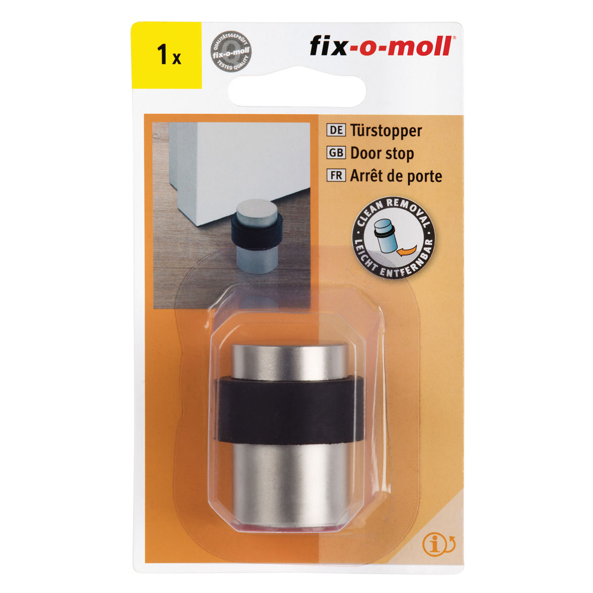 Suki Türstopper klebend 4,3 cm satiniert Bild 2