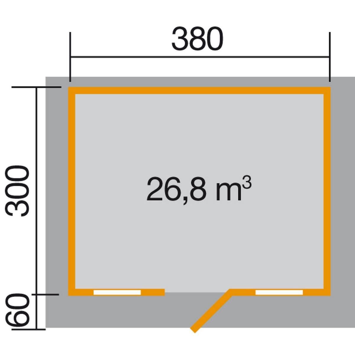 Weka Gartenhaus 110 Größe 1/2 Bild 2