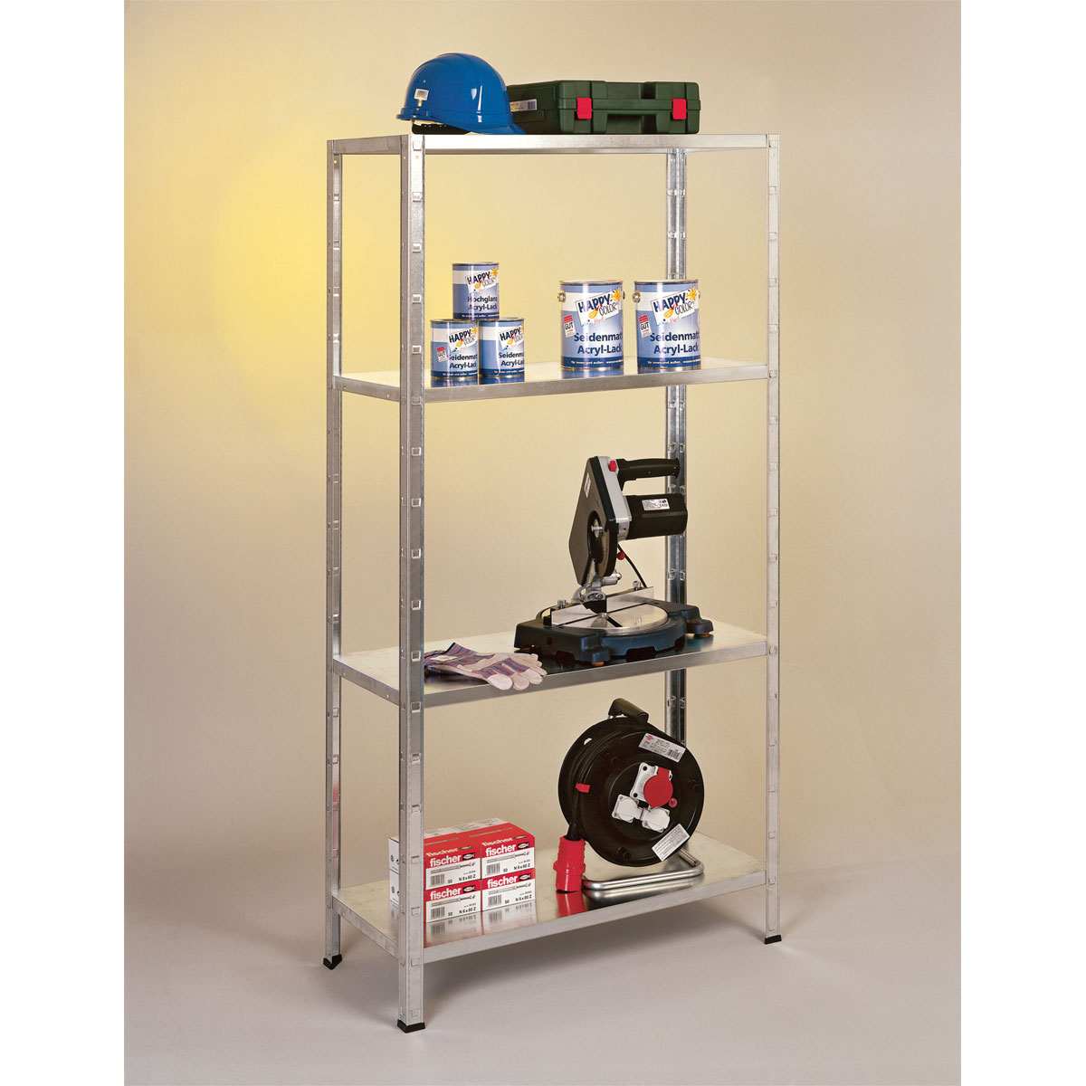 Steckregal 4 Böden 100 x 180 x 40 cm Bild 3