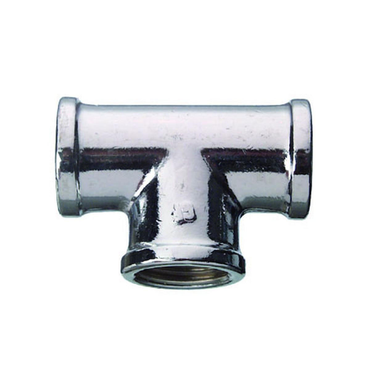 T-Stück 3/4" chrom