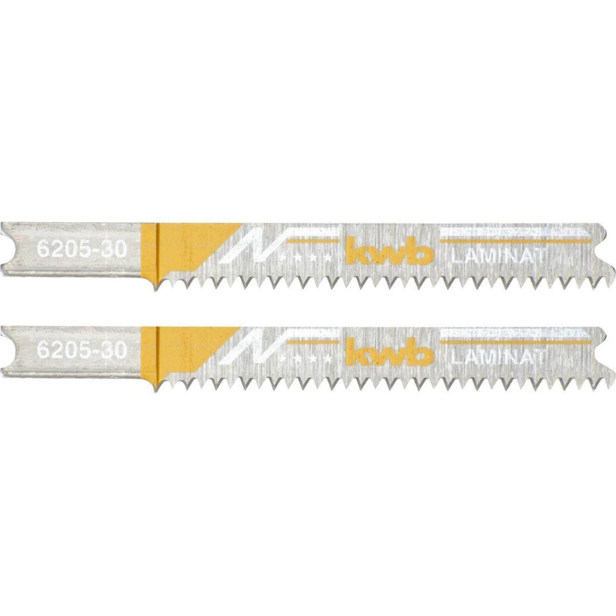 kwb  Stichsägeblätter Laminat Holzbearbeitung S30 2 Stück Bild 1