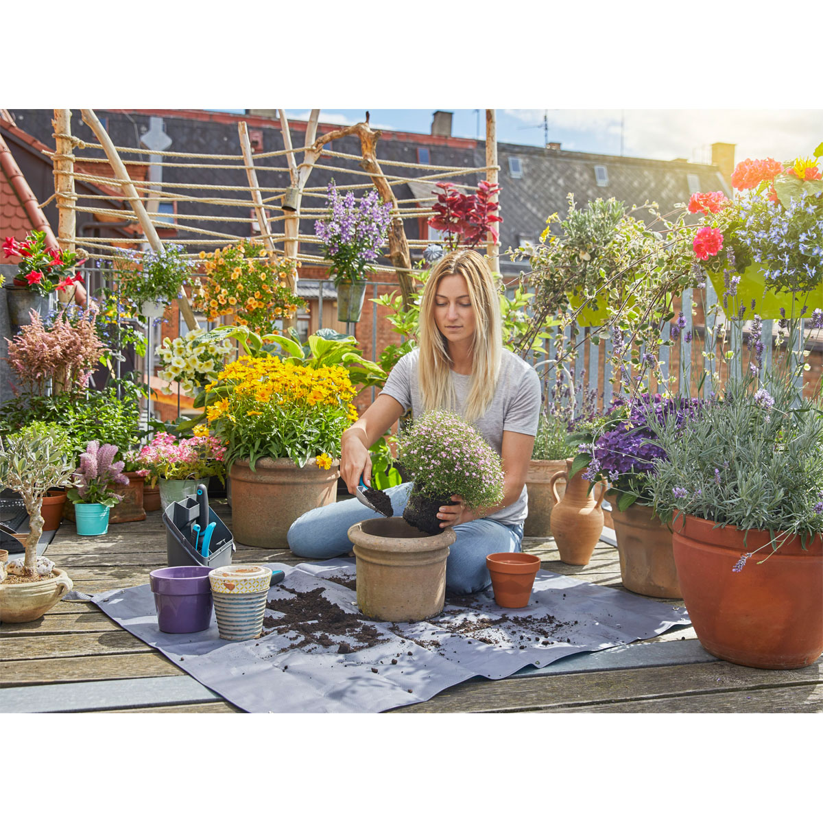 Gardena  Pflanzmatte City Gardening Größe M Bild 4