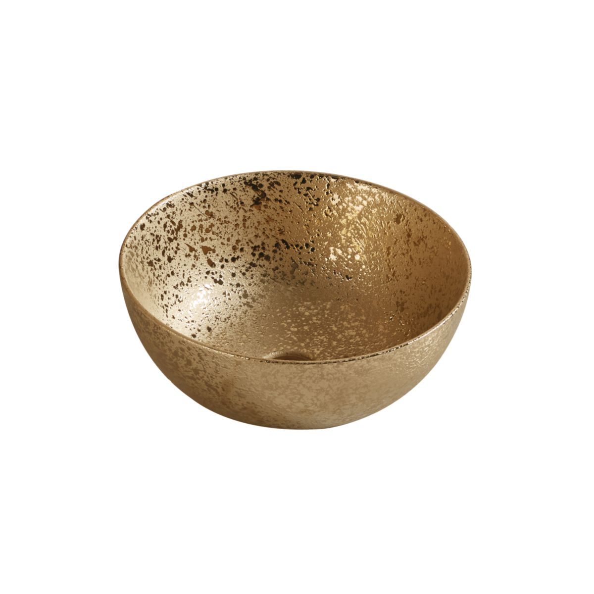 sanicomfort Aufsatzwaschtisch OSIRIS rund ohne Überlauf, 35,8x35,8, gold matt