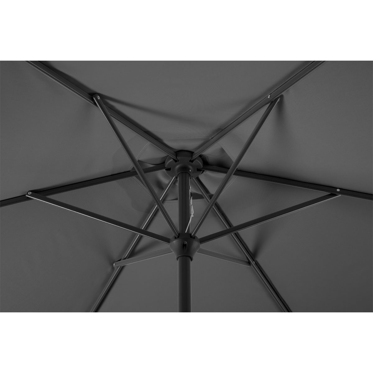 Schneider Schirme Gartenschirm Napoli Durchmesser 270 cm anthrazitgrau Bild 5