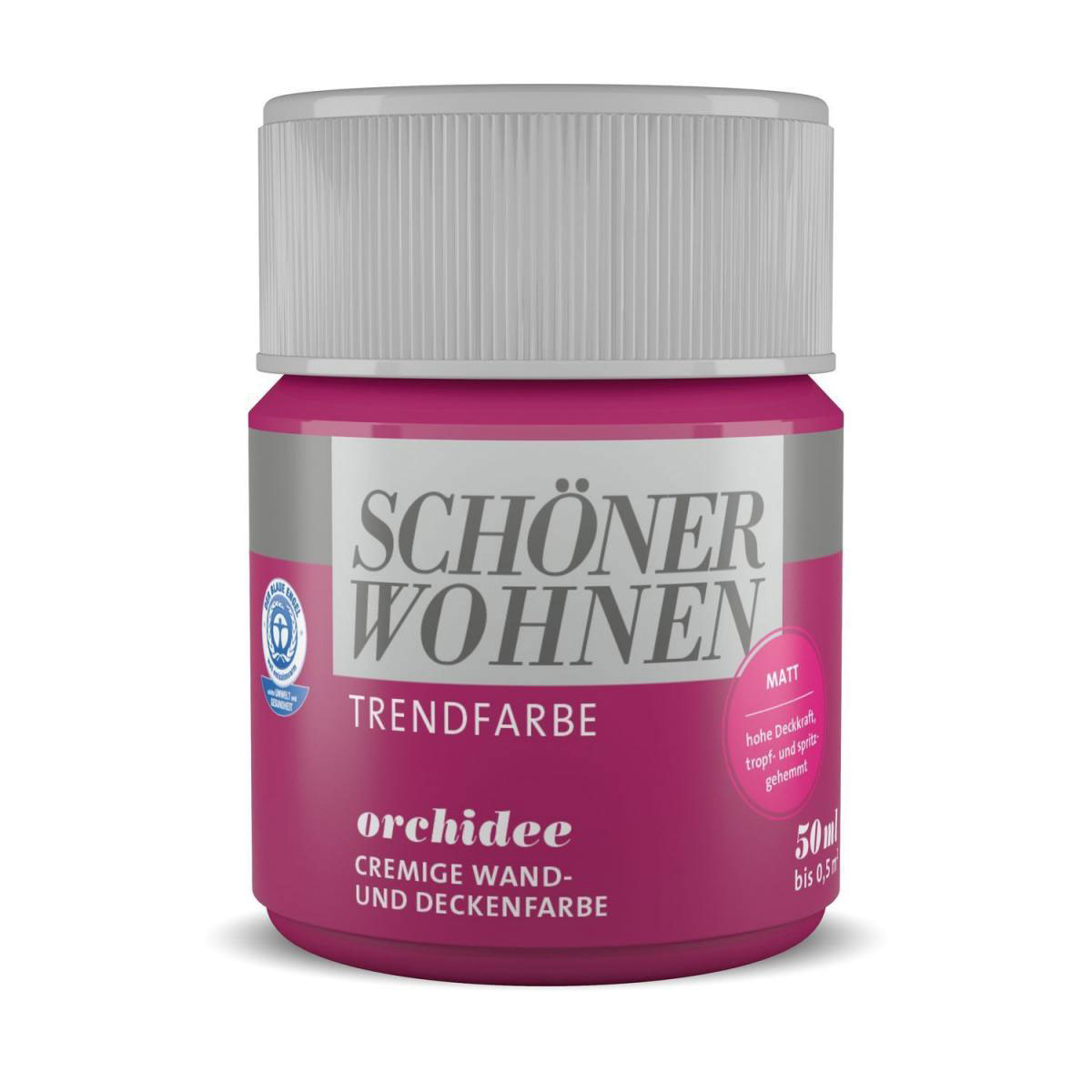 Schöner Wohnen Farbe Tester Trendfarbe matt 50 ml Orchidee