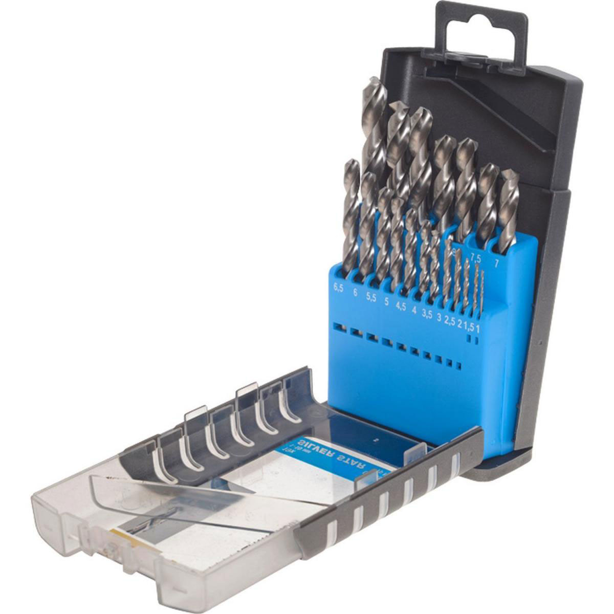 kwb  Spiralbohrer Silver Star 19 teilig