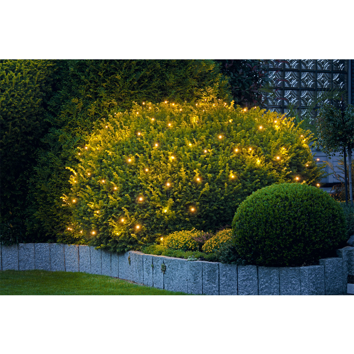 Ambientis LED-Lichternetz 300 x 300 cm 200 warmweiße LEDs Bild 3