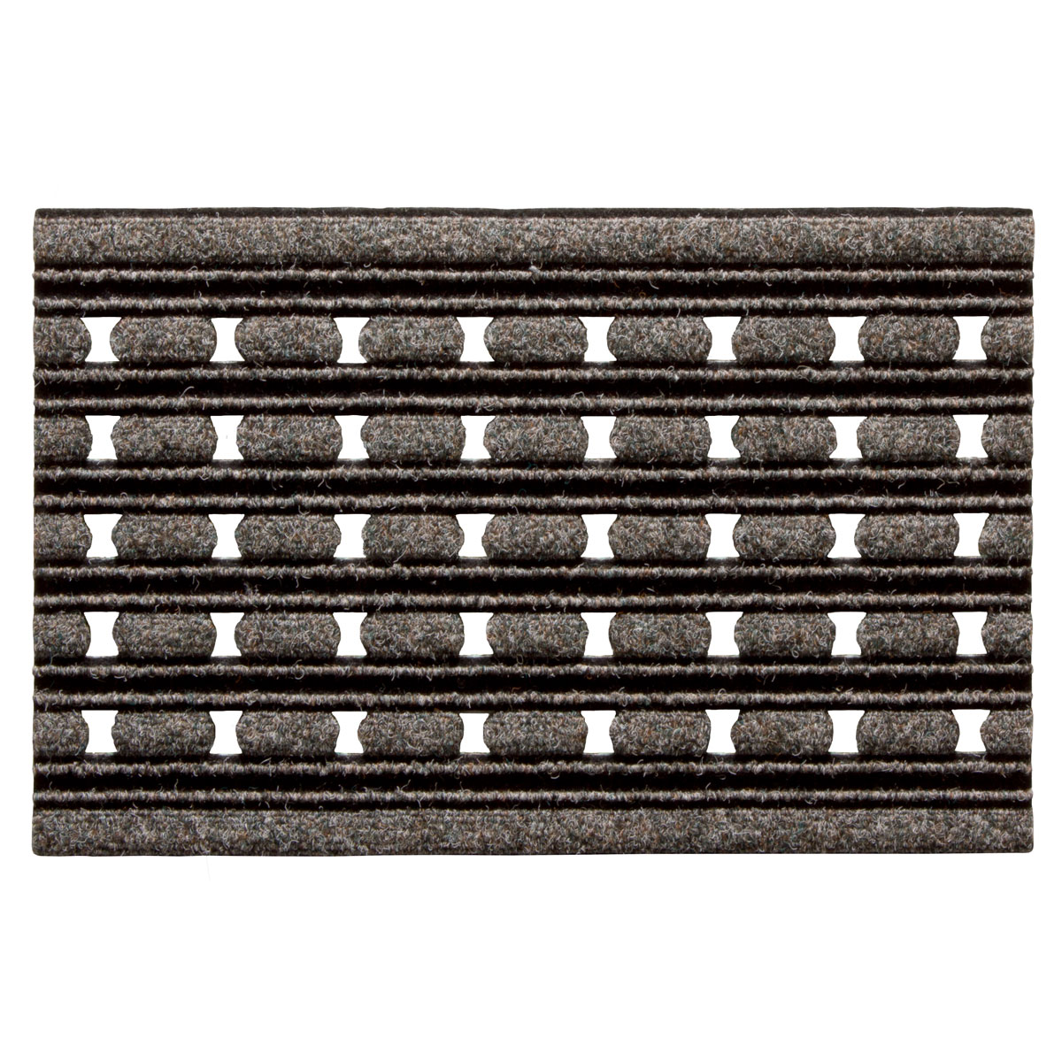 Außen-Rips-Matte Rusalka 40 x 60 cm braun