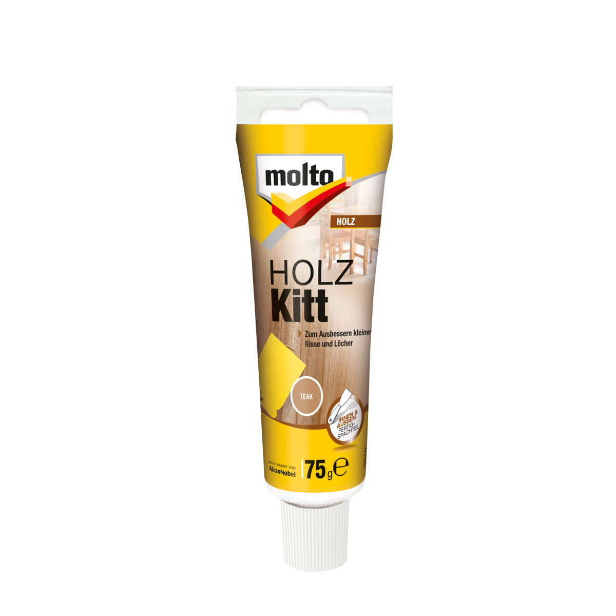 Molto Holz-Kitt teak 0,075 L