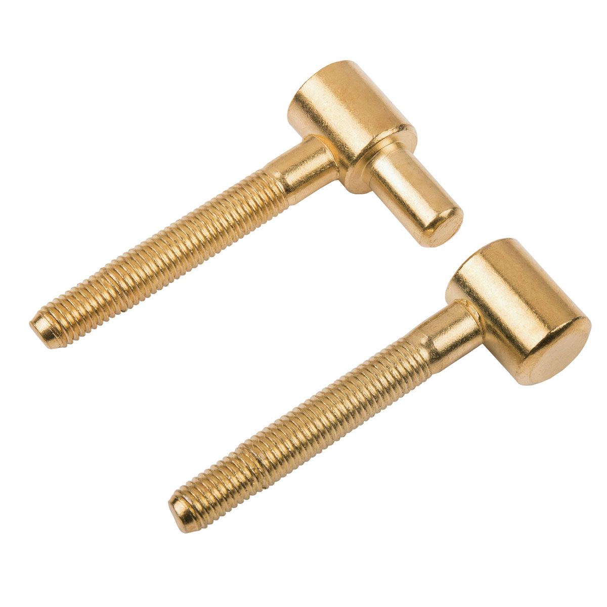 Suki Einbohrband Stahl Durchmesser 1,6x Durchmesser 0,85 x 6 cm vermessingt 2 Stück Bild 3