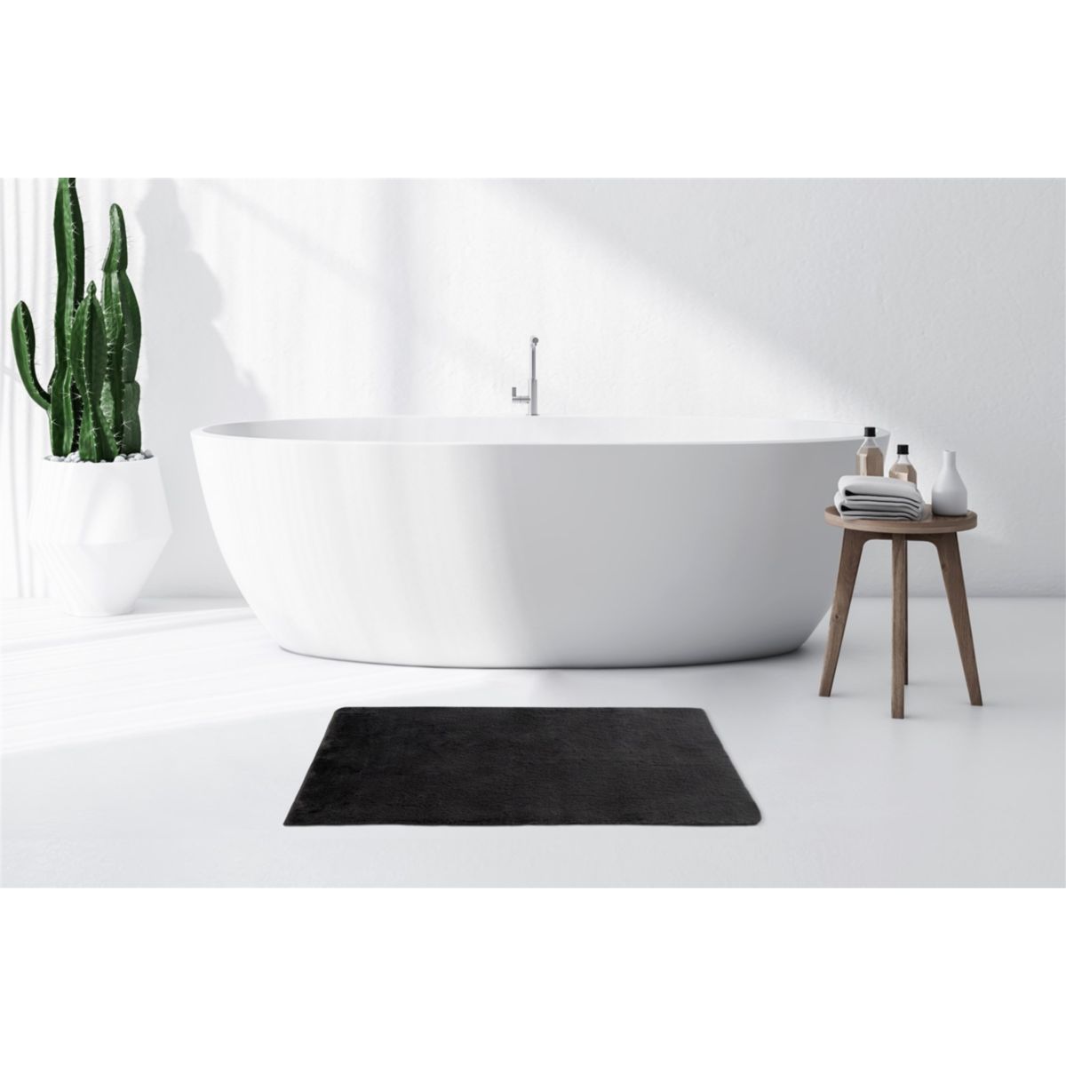 Badematte Rabbit Light 125 dunkelgrau 65 x 100 cm Bild 2