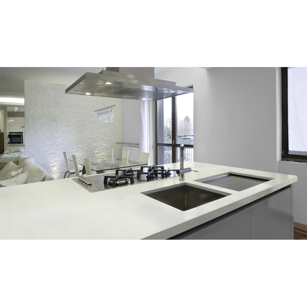 KAINDL  Arbeitsplatte Basic weiß 410 x 60 cm Bild 2