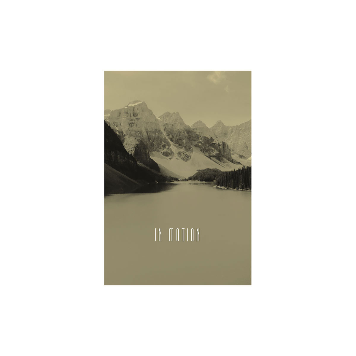 Komar  Wandbild Word Lake In Motion Sand 30x40 cm Bild 2