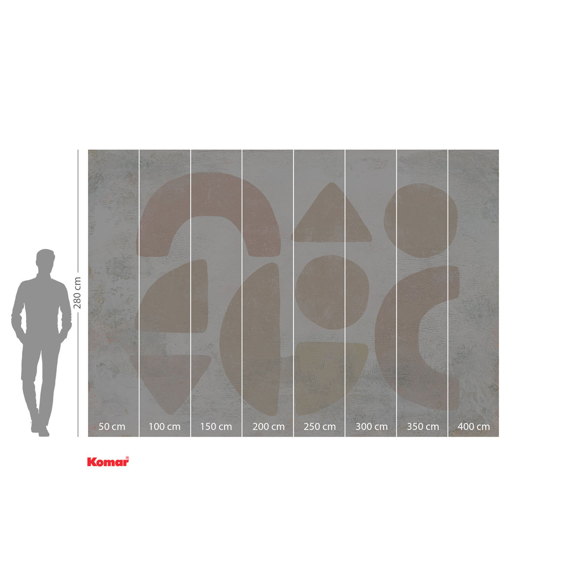 Komar  Vlies Fototapete Impasto 400x280 cm Bild 3