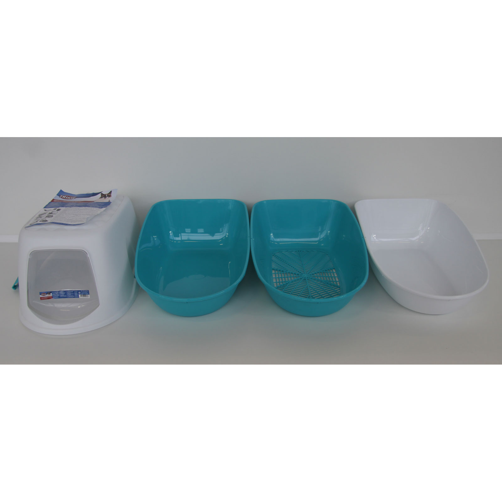 Trixie  Cat Toilette Berto Top hellblau 39 x 42 x 59 cm Bild 4