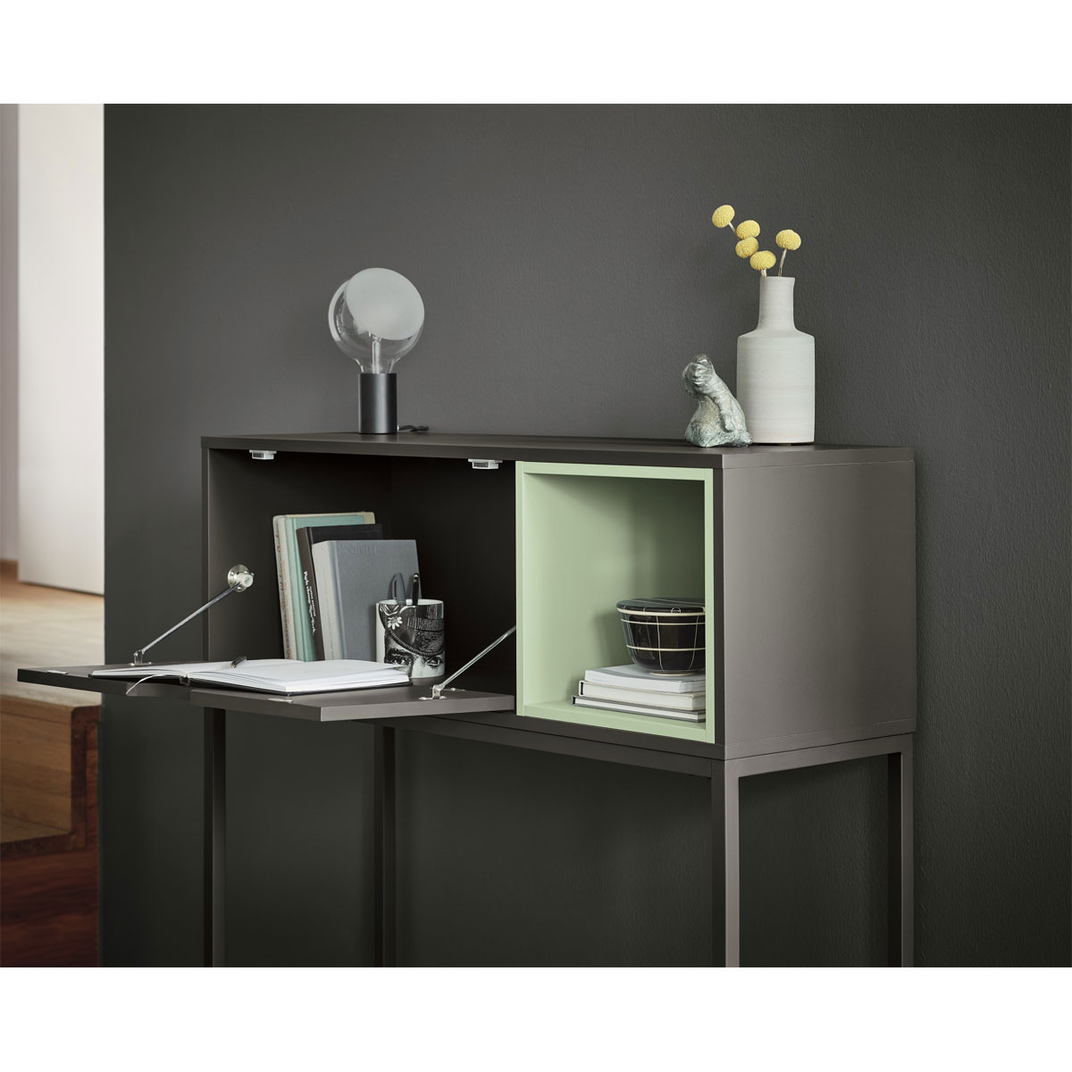 Alpina  Buntlack Feine Farben Lack No 33 Stille des Vulkans edelmatt 750ml Bild 2