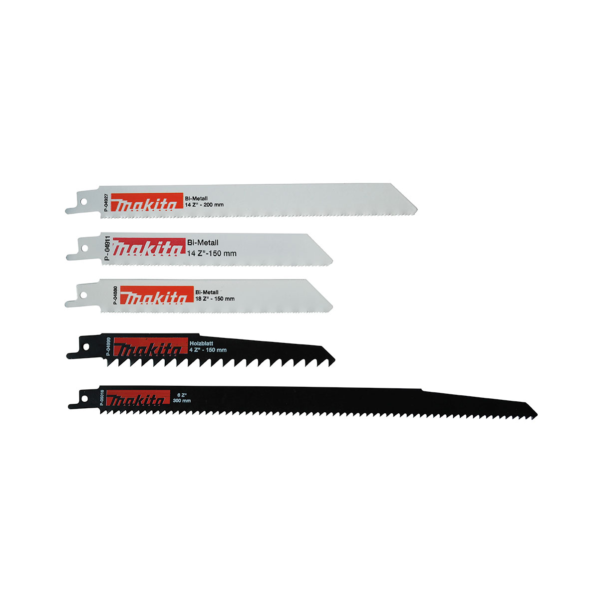 Makita Recipro-Set 5-teilig