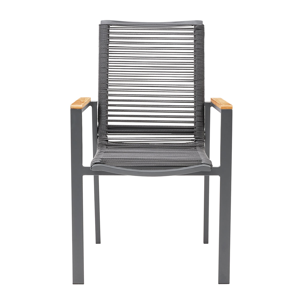 Haveson Stapelsessel Rondo grau Bild 1