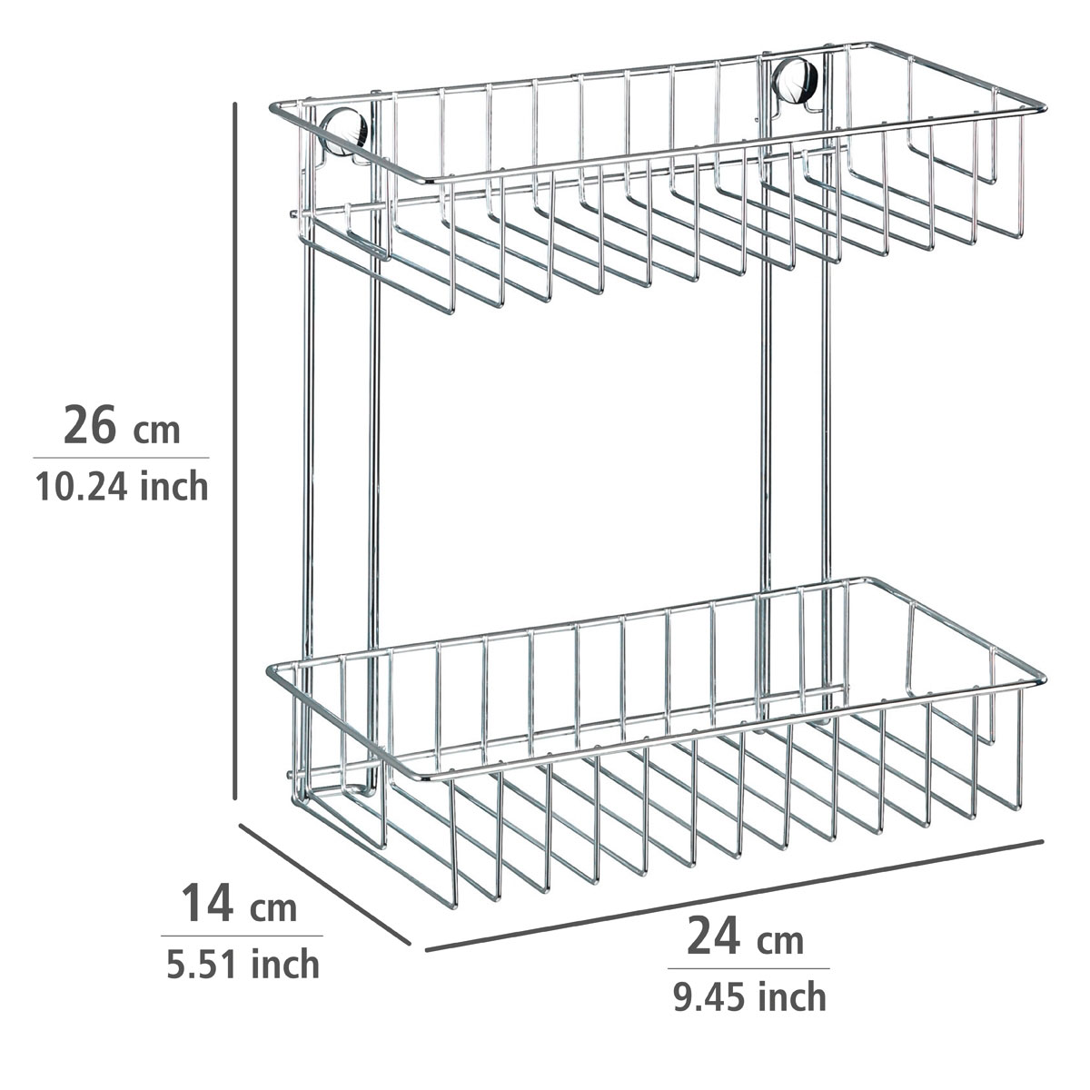 Wenko Wandregal Classic 2 Etagen Bild 7