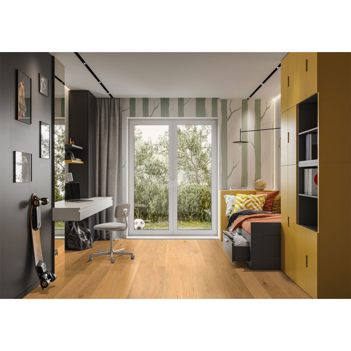 Susify-Bodenbelag FSC Oak Pure 1900 x 190 x 8 mm Bild 6