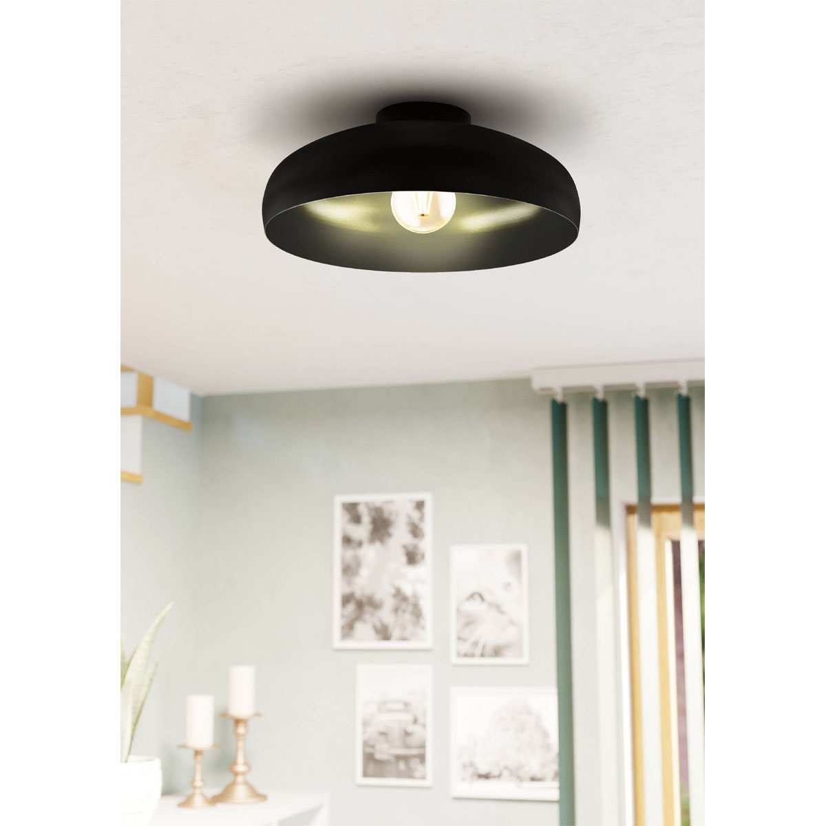 Eglo  LED Deckenleuchte Mogano schwarz Bild 3