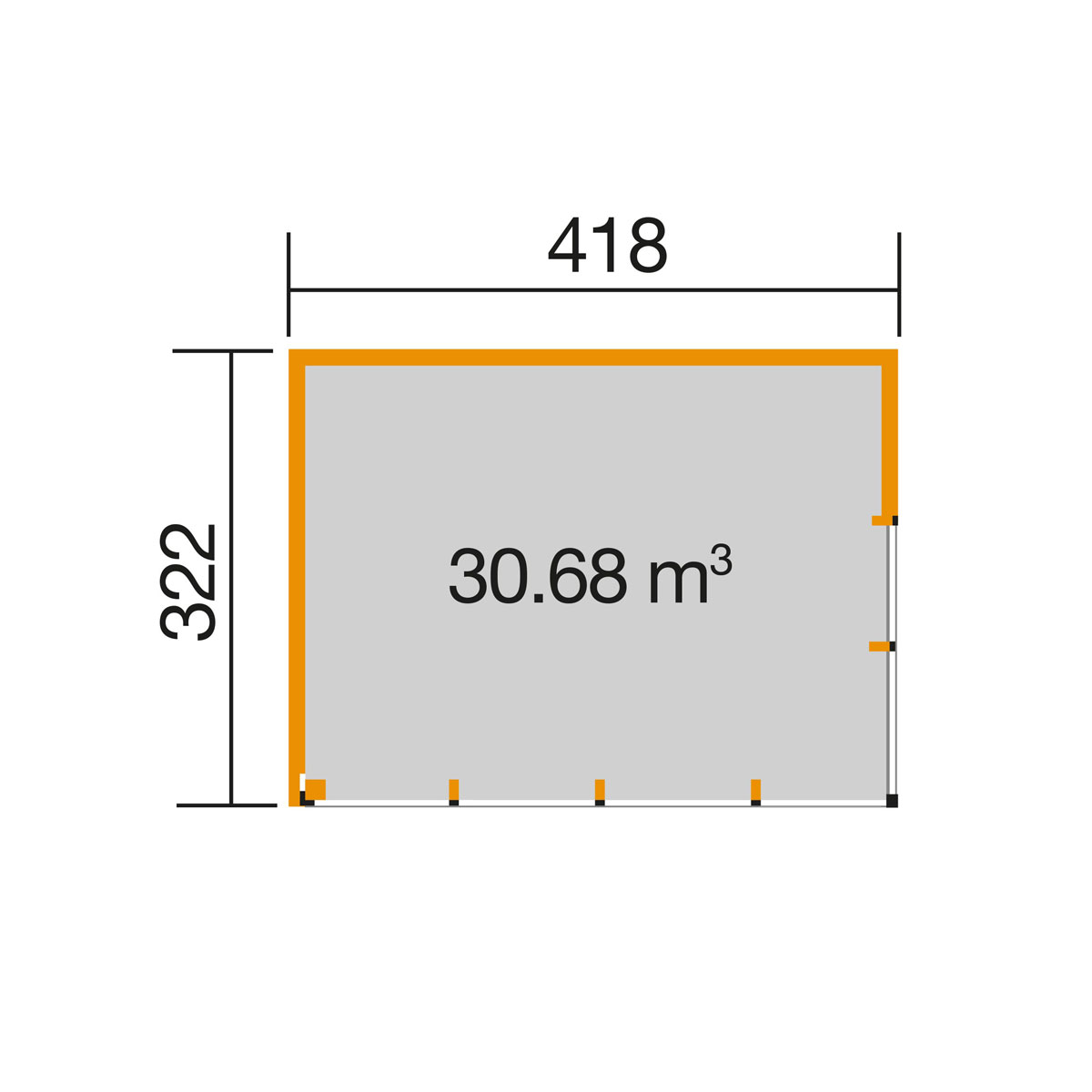 Designhaus 412 Größe 2 graphitgrau Bild 4