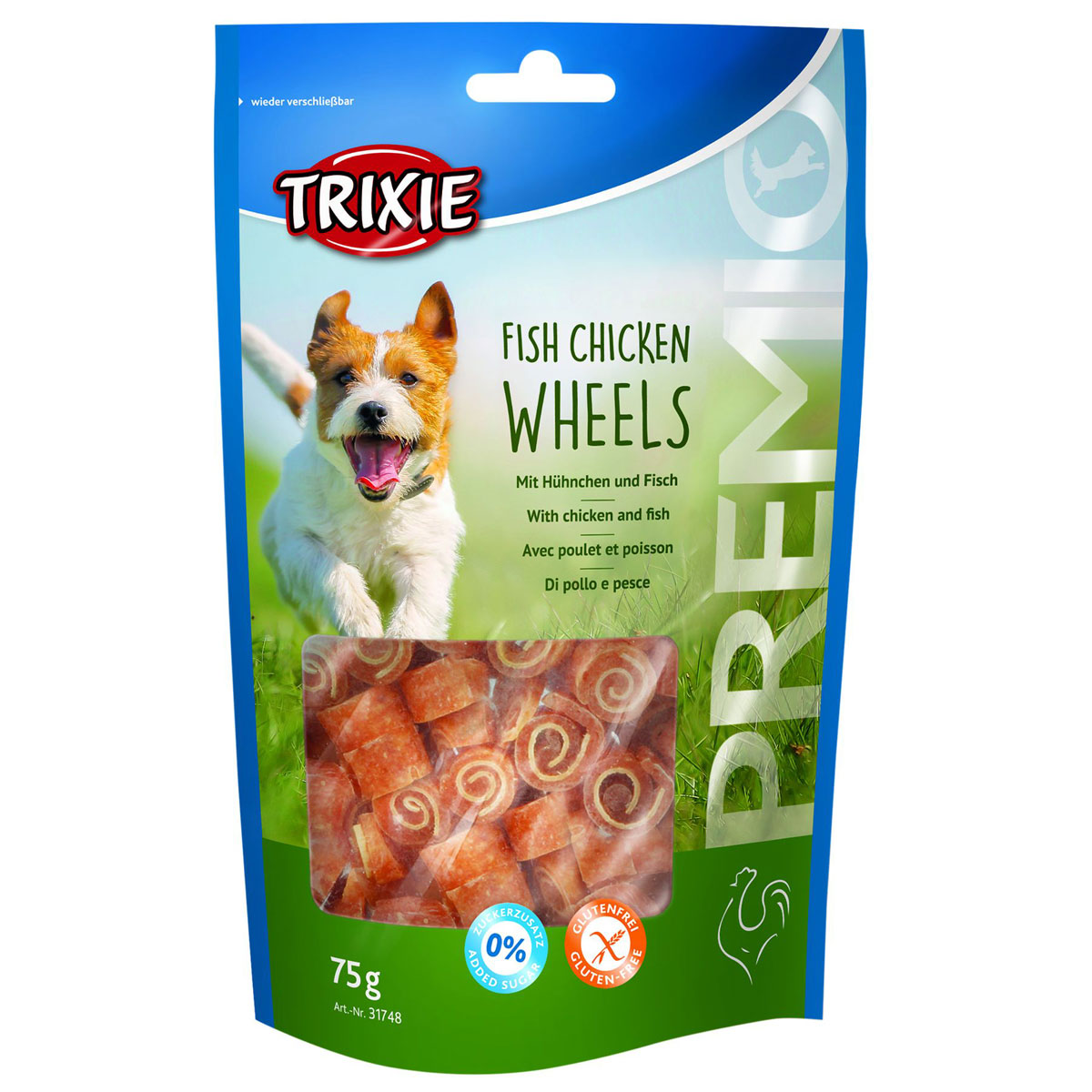 Trixie  Premio Fish Chicken Wheels 75g