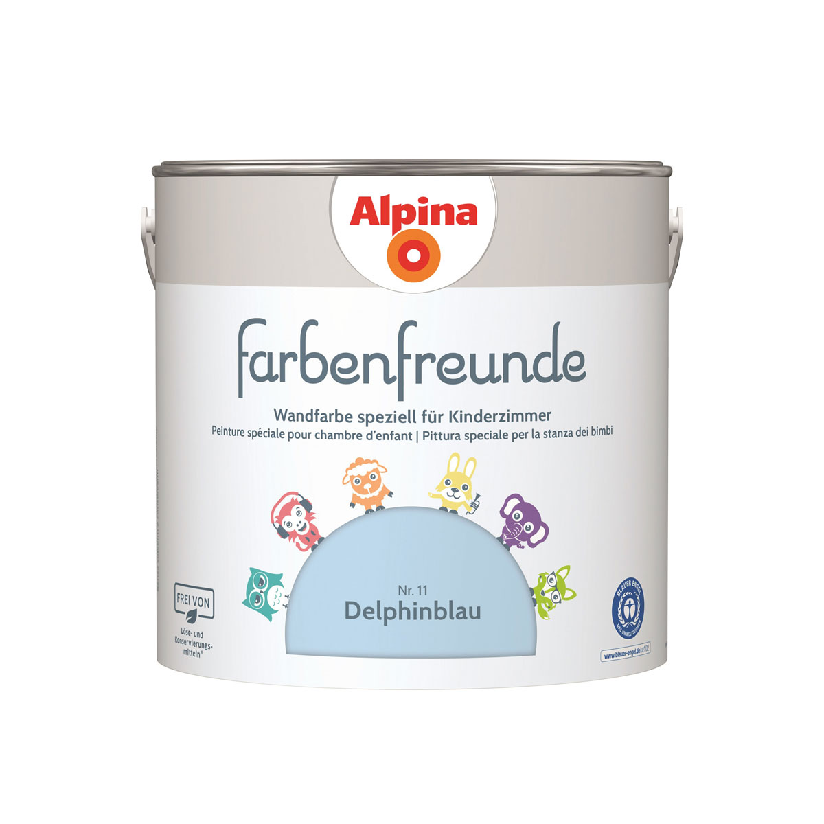 Alpina Farbenfreunde Delphinblau 2,5 l Bild 1