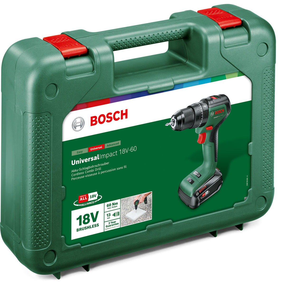 Bosch  Akku-Schlagbohrschrauber UniversalImpact 18V-60 Bild 2