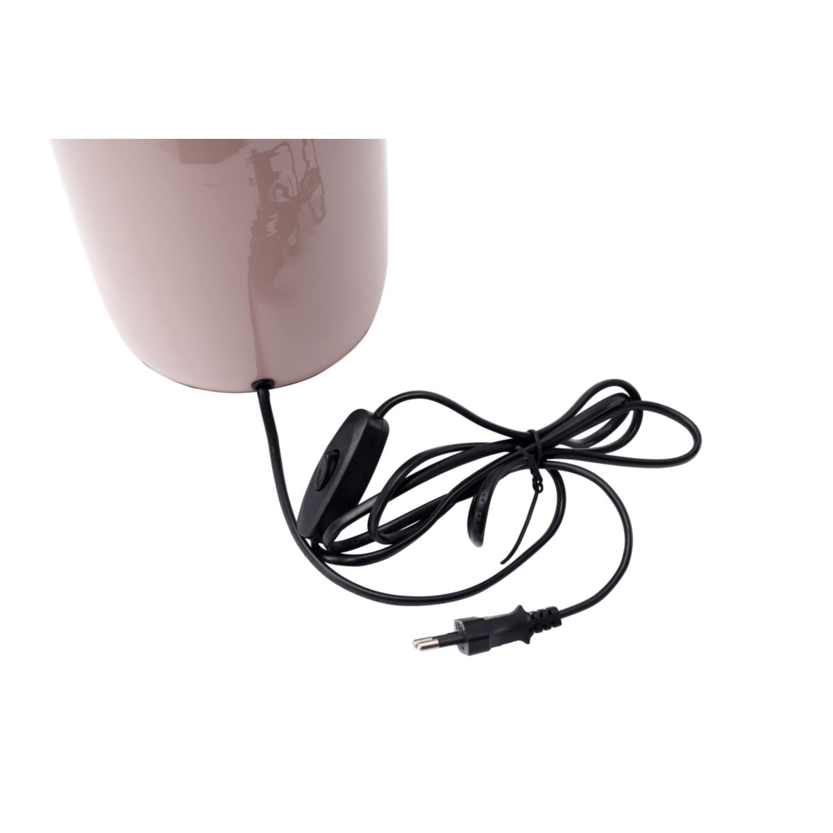 Tischlampe Art Deco 625 altrosa silber Bild 3