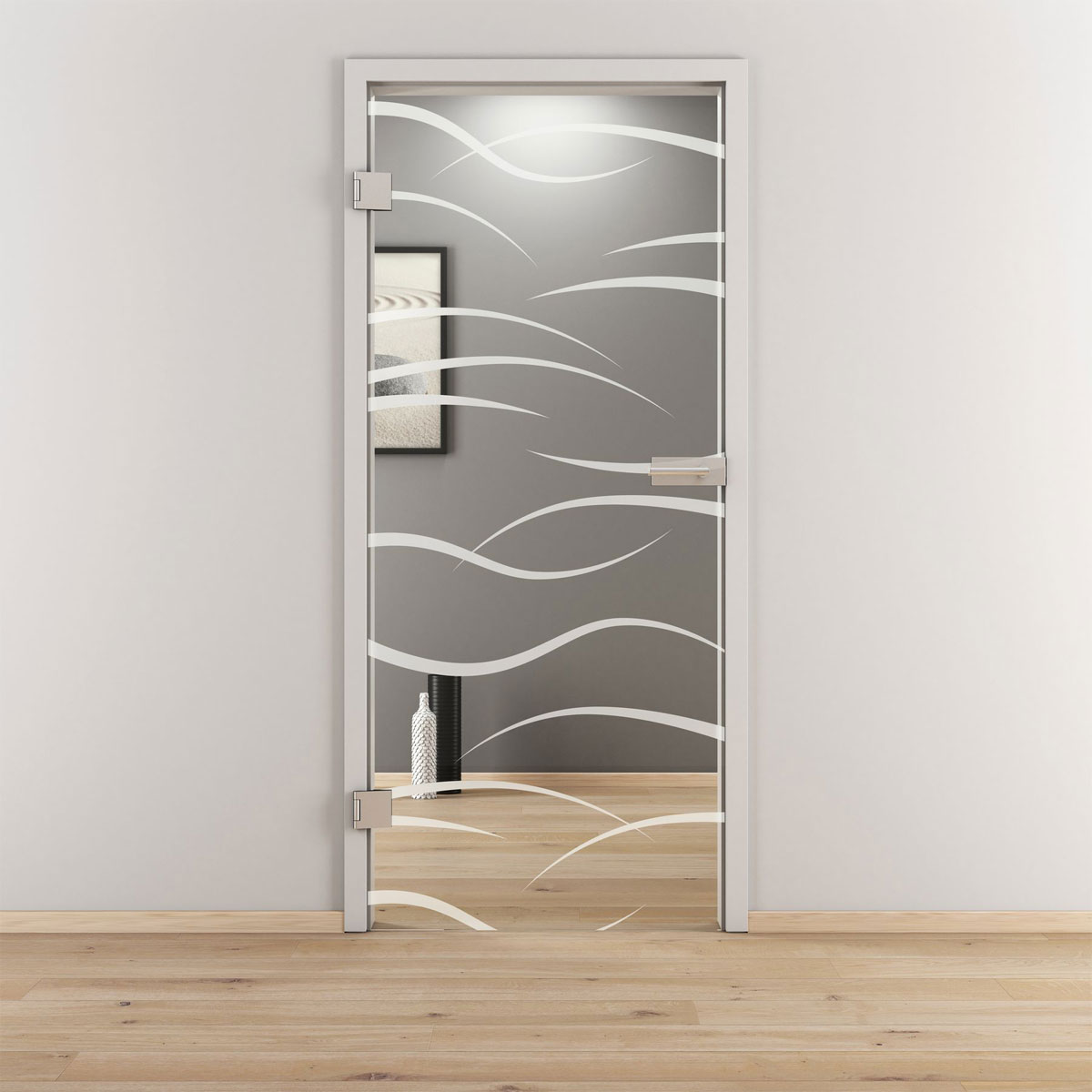 Novadoors Glasdrehtür NOVA 540 klar 70,9 x 197,2 cm Links