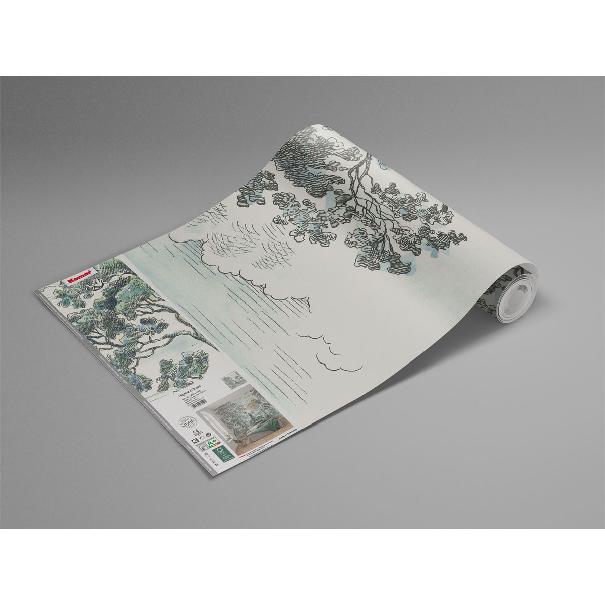 Komar  Vlies Fototapete Highland Trees 250x280 cm Bild 9