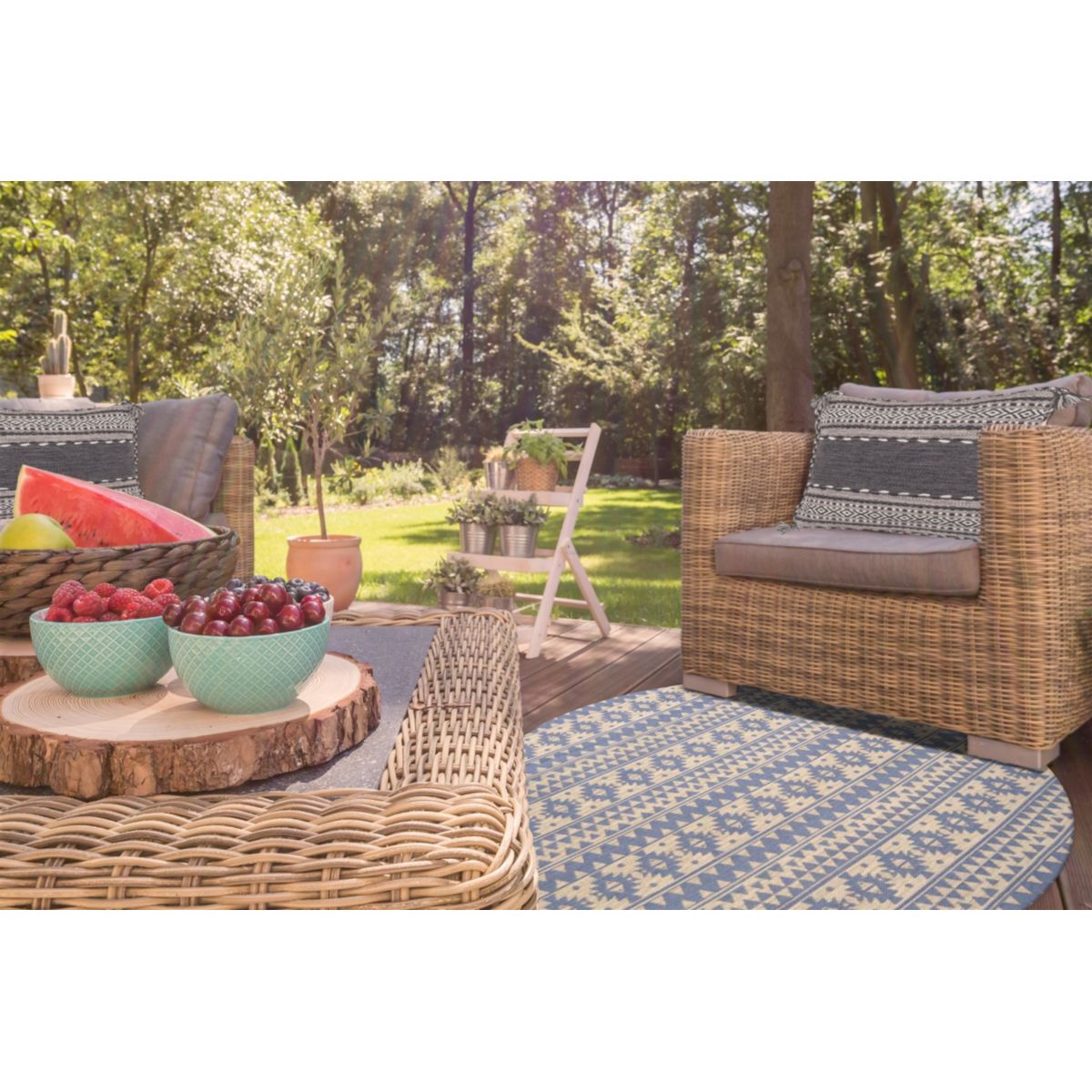 Sunny 210 Hellblau 120cm x 170cm Bild 3