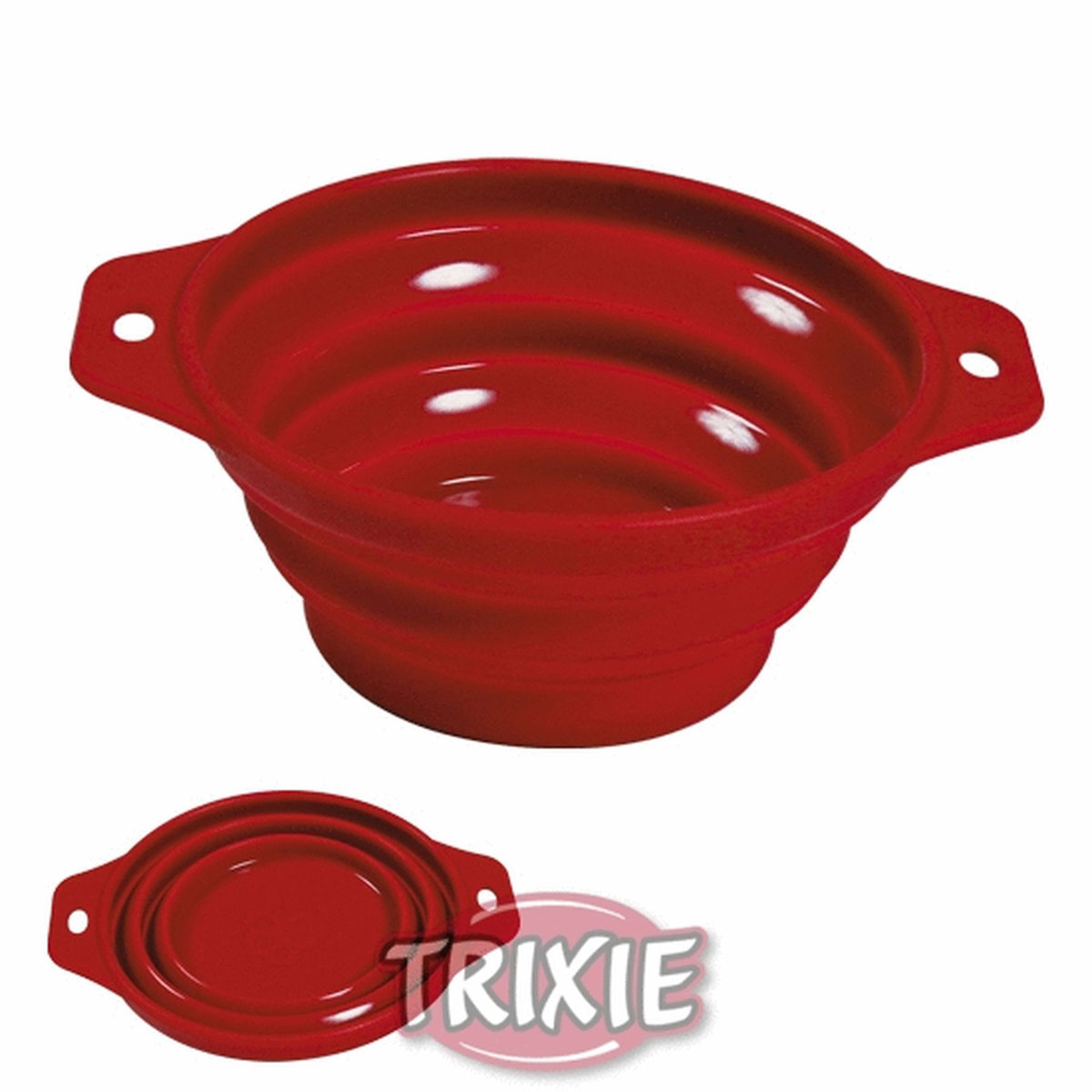 Trixie  Dog Napf Reise Silikon 0,5l/ø14 cm