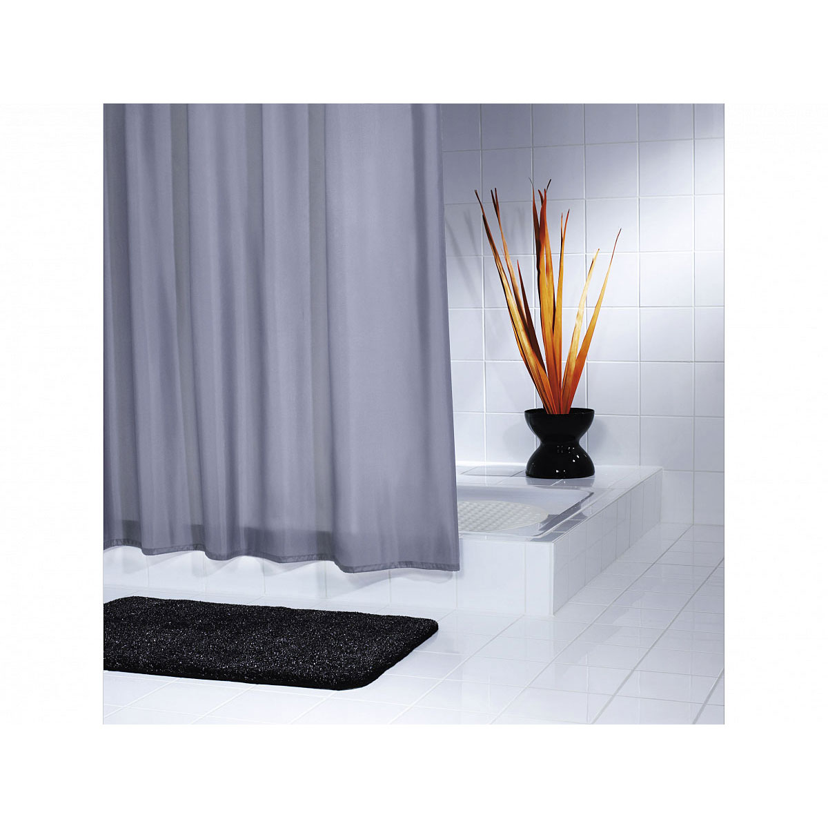 Valblue  Duschvorhang Textil 180 x 200 cm weiß Bild 2