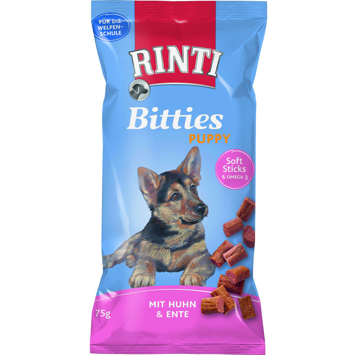 Rinti  Snack Bitties Puppy Huhn Ente 75g