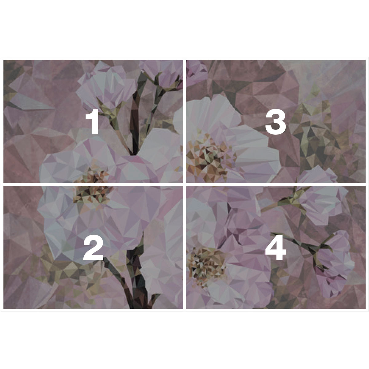 Komar  Vlies Fototapete Blooming Gems 368x248 cm Bild 3