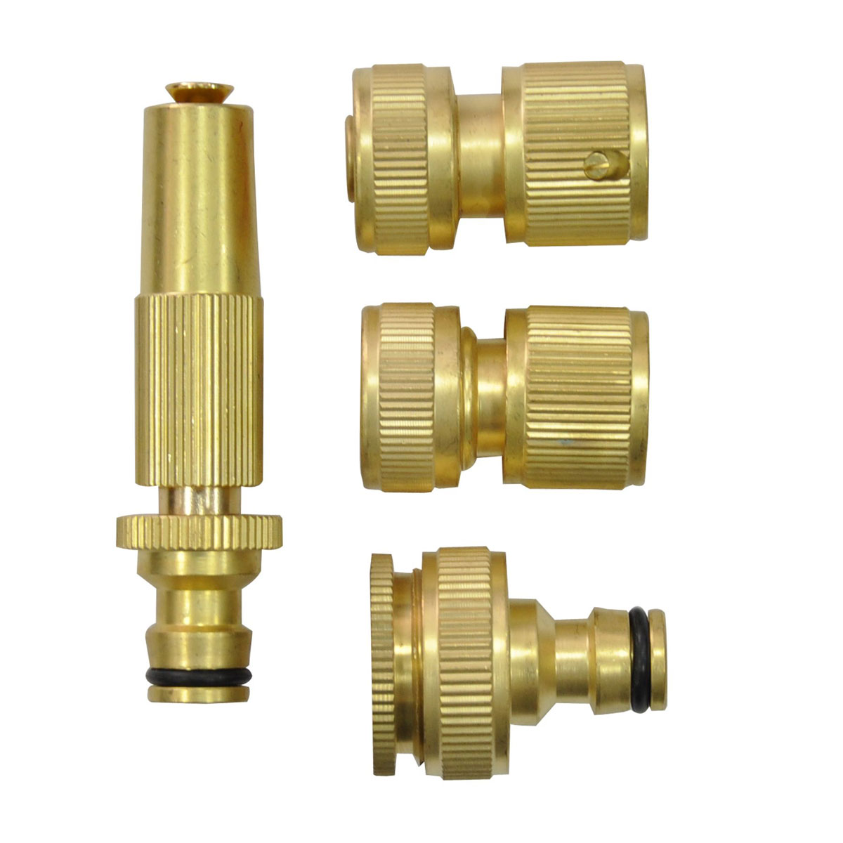 Wingart Anschluss-Set messing 4-teilig