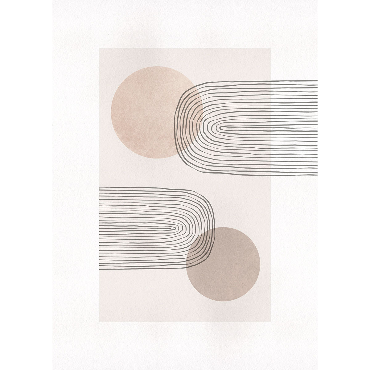 Komar  Wandbild Line Art Rainbow 40x50 cm Bild 2