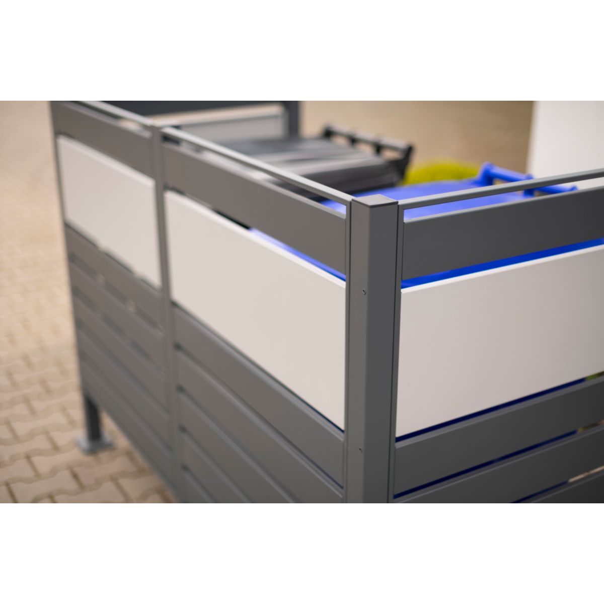 Westmann Mülltonnenverkleidung Planum 2x 240 L 1er Box 90x170x120 cm Bild 4