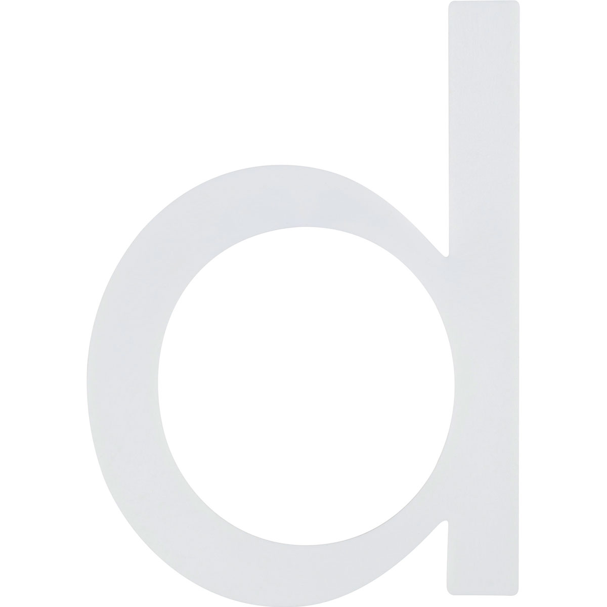 Alpertec Hausnummer d nachtleuchtend selbstklebend weiß-grün Bild 1